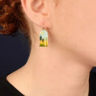 Bijoux - DORMEUSES CURIEUSE COULEUR DORE MULTI - ILARIA.I