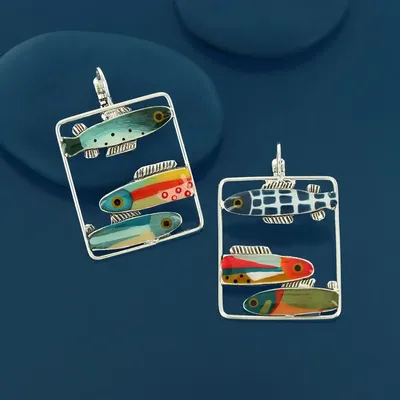 Jewelry - BLUE SILVER MULTI COLOR SLEEPERS - ILARIA.I