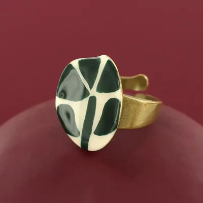 Jewelry - KALY RING, BRONZE GREEN COLOUR - ILARIA.I