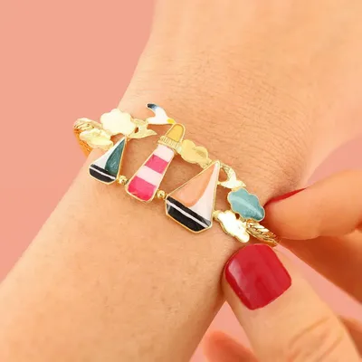 Jewelry - HORIZON BRACELET GOLD COLOUR MULTI - ILARIA.I