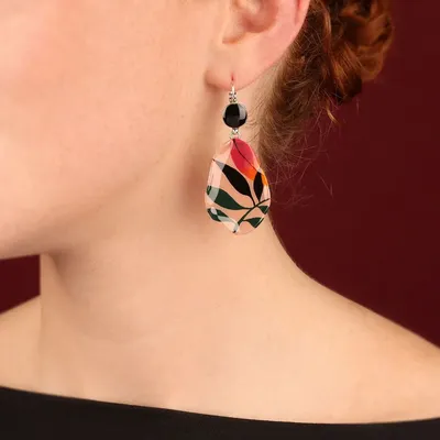 Jewelry - AMAZON SLEEPERS, SILVER & PINK - ILARIA.I