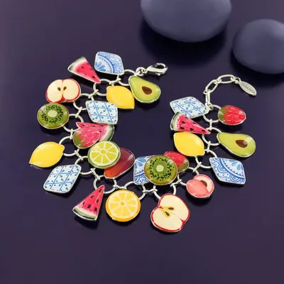 Jewelry - Pretty Silver Multi-Color Bracelet - ILARIA.I