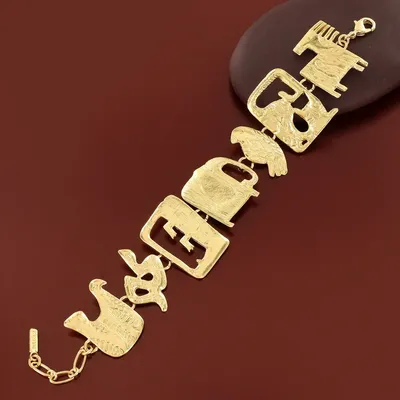 Jewelry - SWAHILI BRACELET GOLD COLOUR - ILARIA.I