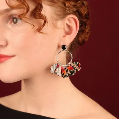 Bijoux - PUCES AMAZONE COULEUR ARGENT ROSE - ILARIA.I