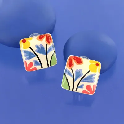 Jewelry - DELICE CLIPS SILVER MULTI COLOR - ILARIA.I