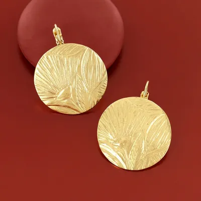 Jewelry - Gold Hibiscus Sleepers - ILARIA.I