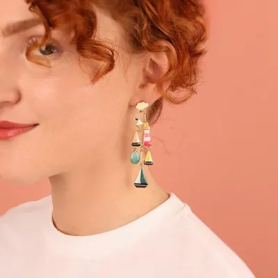 Jewelry - HORIZON CHIPS GOLD COLOR MULTI - ILARIA.I