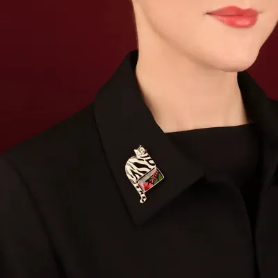 Jewelry - ALFRED BROOCH GOLD MULTI COLOR - ILARIA.I