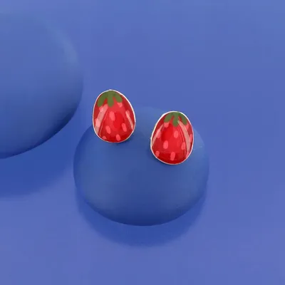 Jewelry - Delightful Fleas, Silver and Red - ILARIA.I