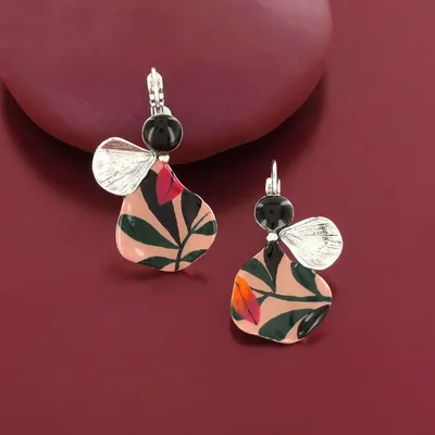 Jewelry - AMAZON SLEEPERS, SILVER & PINK - ILARIA.I