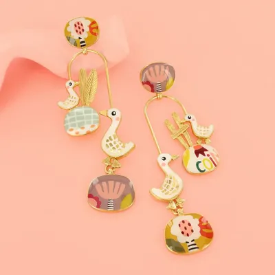 Jewelry - GOLD COLOR MULTI FEATHER CHIPS - ILARIA.I