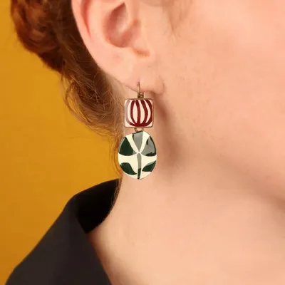 Bijoux - DORMEUSES KALY COULEUR BRONZE MULTI - ILARIA.I