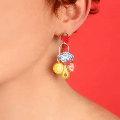 Jewelry - PRETTY SILVER MULTI COLOR CHIPS - ILARIA.I