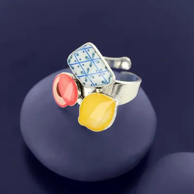 Bijoux - BAGUE JOLIE JOLIE COULEUR ARGENT MULTI - ILARIA.I