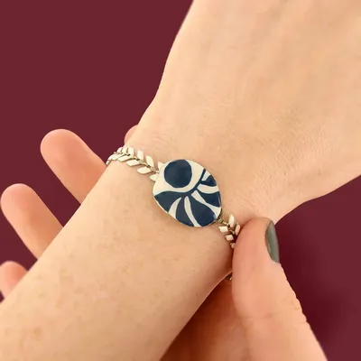 Bijoux - BRACELET KALY COULEUR BRONZE BLEU - ILARIA.I