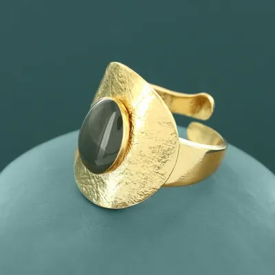 Jewelry - SOLEDAD RING GOLD GREEN - ILARIA.I