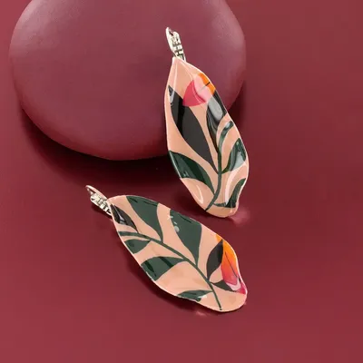 Jewelry - AMAZON SLEEPERS, SILVER & PINK - ILARIA.I