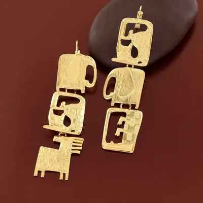 Jewelry - SWAHILI SLEEPERS GOLD COLOUR - ILARIA.I