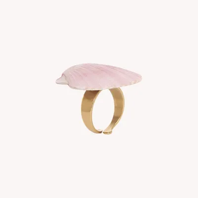 Bijoux - Bague ajustable coquillage rose - Spiaggia Rosa - ILARIA.I