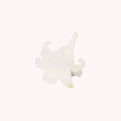 Jewelry - Adjustable flower & stem ring - Lis Blanc - ILARIA.I