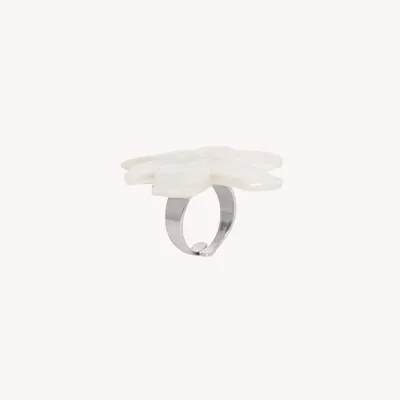 Jewelry - Adjustable flower ring - Lis Blanc - ILARIA.I