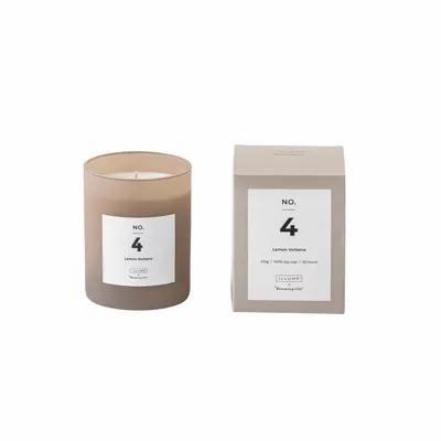 Partitions - NO.4-Lemon Verbena Scent Candle, Nature, Wax - ILARIA 2.0