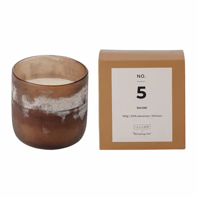 Cloisons - NO. 5 - Sea Salt Bougie parfumée, Marron, Cire naturelle - ILARIA 2.0