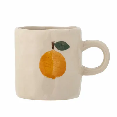 Decorative frescoes - Agnes Cup, White, Stoneware - ILARIA 2.0