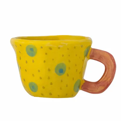 Decorative frescoes - Nini Cup, Yellow, Stoneware - ILARIA 2.0