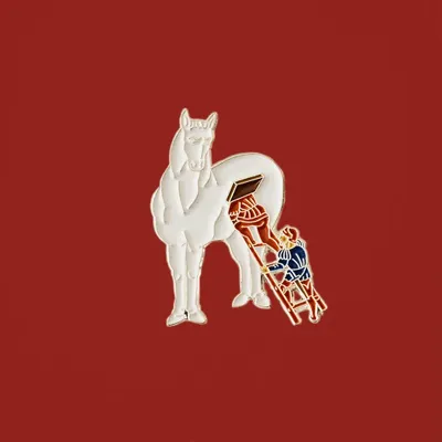 Decorative frescoes - Pin Trojan Horse - ILARIA.I