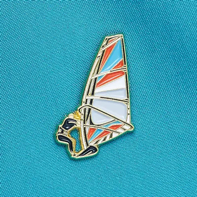 Decorative frescoes - Pin Windsurfer - ILARIA.I
