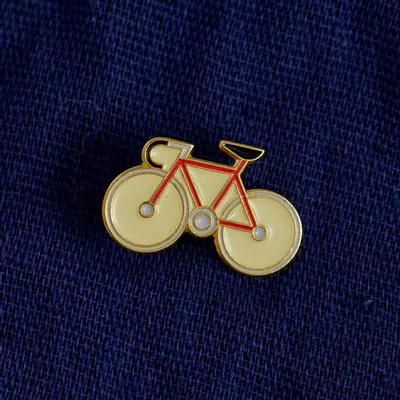 Decorative frescoes - Pin Bicycle Red - ILARIA.I