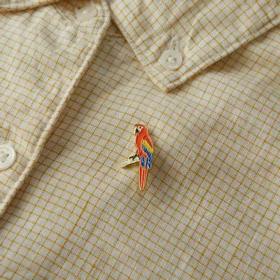 Decorative frescoes - Pin Macaw - ILARIA.I