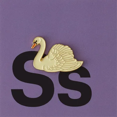 Decorative frescoes - Pin Swan White - ILARIA.I