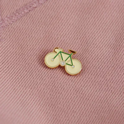 Decorative frescoes - Pin Bicycle Green - ILARIA.I