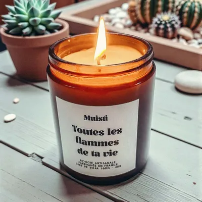 Decorative objects - Scented Candle - All the Flames of Your Life - White Musk - 160g - ILARIA.I