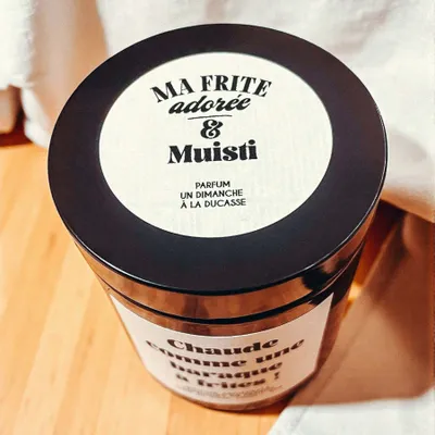 Objets de décoration - Bougie Muisti & Ma Frite Adorée - Chaude comme une baraque à frites – 160g - ILARIA.I