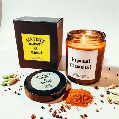 Objets de décoration - Bougie Muisti & Ma Frite Adorée - Et patati et patata – 160g - ILARIA.I