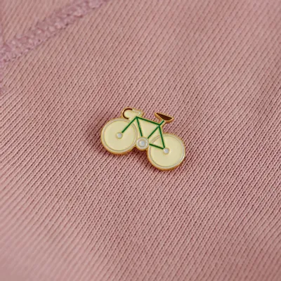 Decorative frescoes - Pin Bicycle Green - ILARIA.I