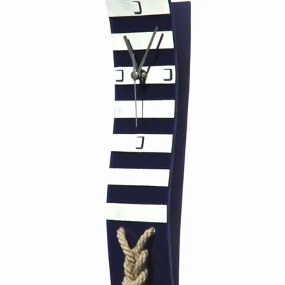 Horloges - test1 Horloge murale bleu nautique 10x41 cm - ILARIA.I