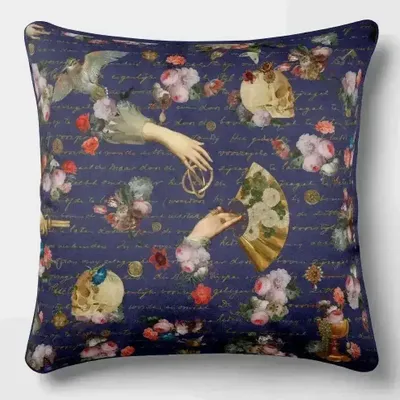 Linge - Rêves Baroques 4 - Housse Coussin Velours 45cm x 45cm - ILARIA.I