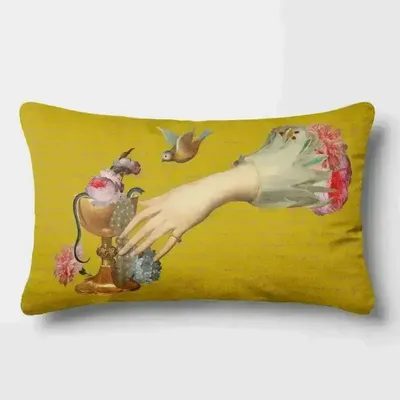 Linge - Rêves Baroques 8 - Housse Coussin Velours 30cm x 50cm - ILARIA.I