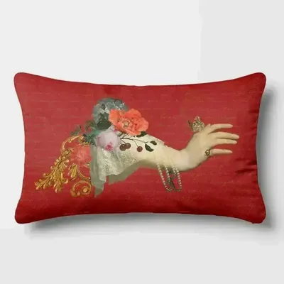 Linge - Rêves Baroques 9 - Housse Coussin Velours 30cm x 50cm - ILARIA.I