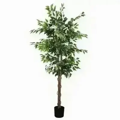 Décorations florales - Ficus artificiel en pot noir - ILARIA.I