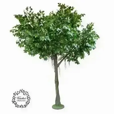 Floral decoration - Giant artificial ficus, 4 branches, “real touch” - ILARIA.I