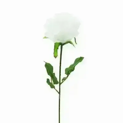 Décorations florales - Tige artificielle de rose – Blanc - ILARIA.I