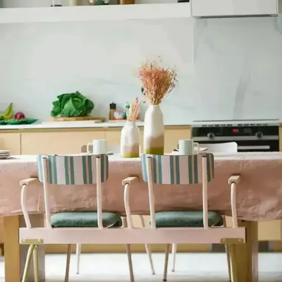 Knives - Anouk 2 to 3 seater waiting retro bench - ILARIA.I