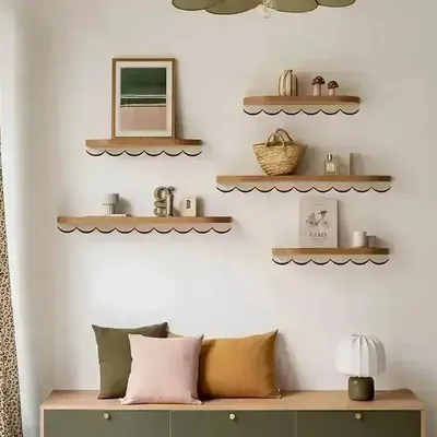 Papiers peints - Frise Coup de théâtre - Olive - ILARIA.I