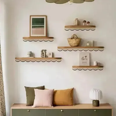 Papiers peints - Frise Coup de théâtre - Olive - ILARIA.I