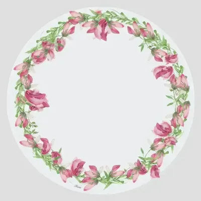 Sets de table - Sets de table - Girofiori Sottopiatto Rotondo - #06 - ILARIA.I